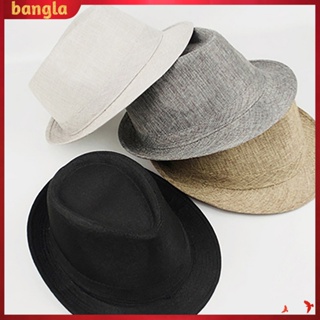 (bangla) หมวกแจ๊สปานามา ขนาดใหญ่ สไตล์อังกฤษ สวยหรู เหมาะกับใส่กลางแจ้ง สําหรับผู้ชาย และผู้หญิง