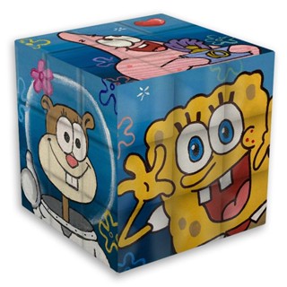 ◐เด็กสร้างสรรค์ลำดับที่สาม Rubik s Cube ปริศนาการ์ตูน SpongeBob SquarePants Pai Daxing ของขวัญของเล่นทางปัญญาเพื่อปรับแต