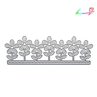 【AG】Scrapbooking Flower Border Background Cutting Dies Embossing Stamp Card