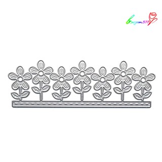 【AG】Scrapbooking Flower Border Background Cutting Dies Embossing Stamp Card