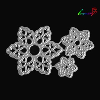 【AG】3Pcs Flowers Cutting Dies 3D Stencil for DIY Scrapbooking Album Template