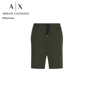 AX Armani Exchange กางเกงขาสั้นผู้ชาย รุ่น AX 6LZSFD ZJ5NZ1851 -  สีเขียว