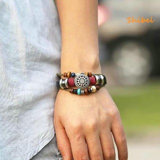 HOT_ สร้อยข้อมือทอลูกปัดแบบปรับได้สำหรับผู้หญิง Boho