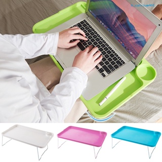 Calciwj Folding Laptop Table with Non-slip Legs High Stability Strong Load-bearing Portable Collapsible Bed