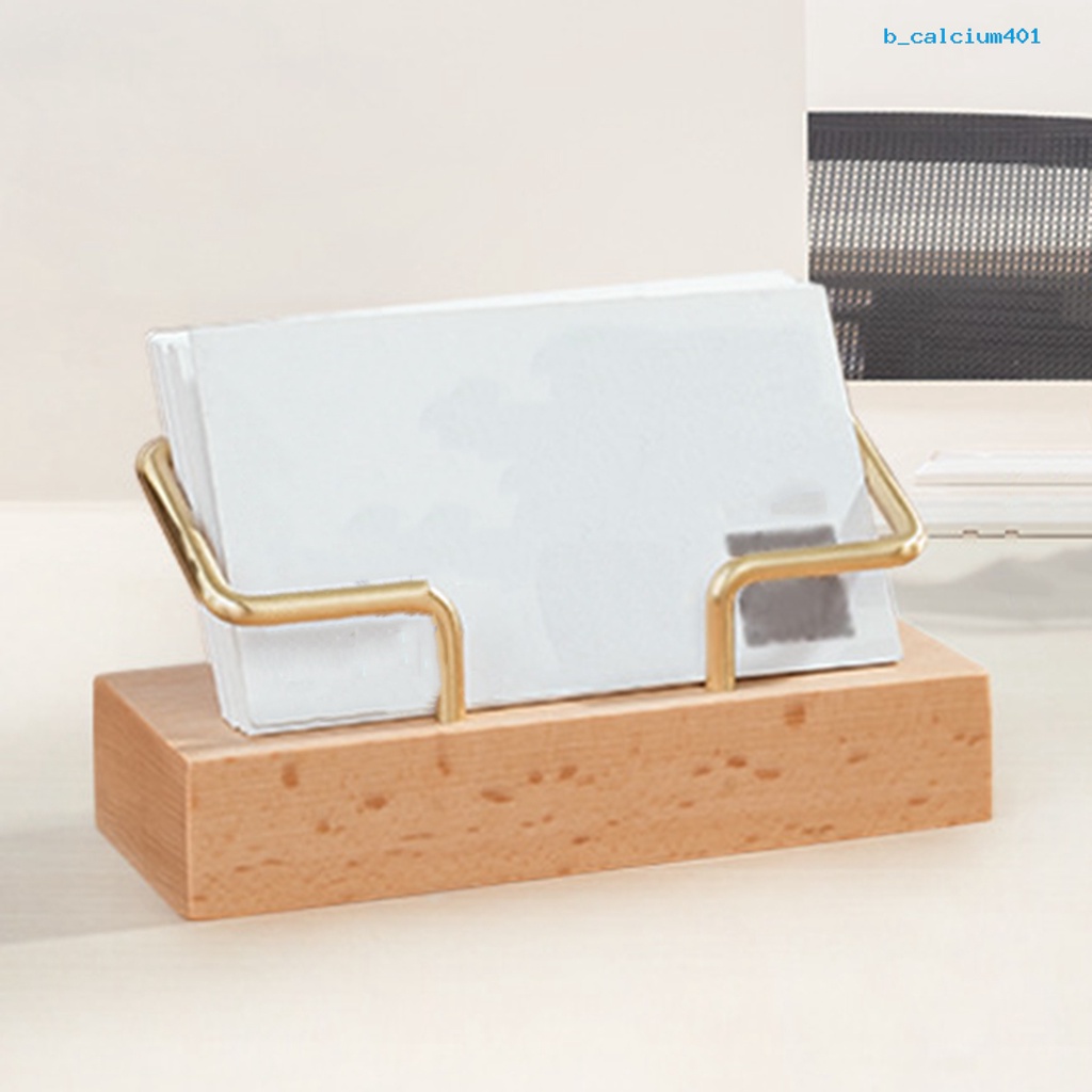 calciwj-business-card-holder-desktop-wooden-card-display-holder-durable-stylish-business-card-stand