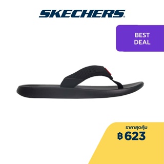 สินค้า Skechers สเก็ตเชอร์ส รองเท้าแตะผู้ชาย Men Online Exclusive Sport Casual Eaford Thurum Sandals - 8790144-BBK
