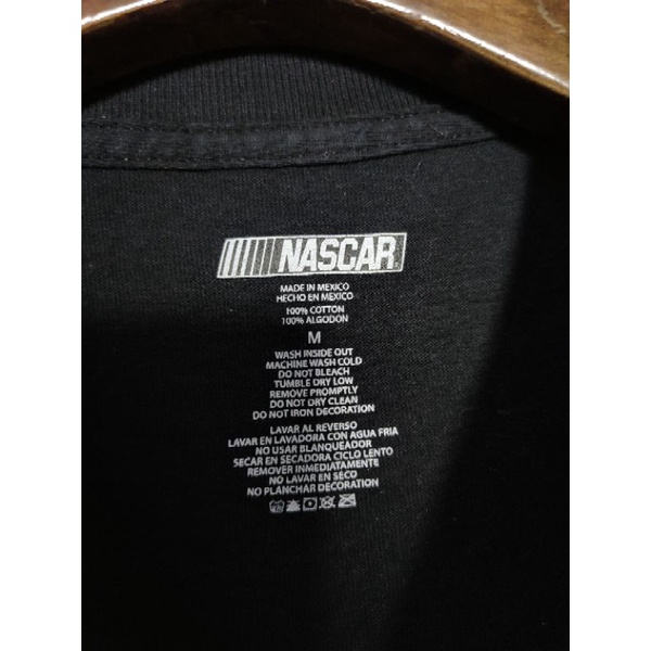 เสื้อยืด-มือสอง-ลายรถ-nascar-สกรีนหน้า-หลัง-อก-40-ยาว-28