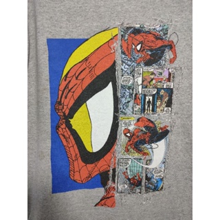 เสื้อยืด มือสอง ลายการ์ตูน Marvel อก 40 ยาว 28