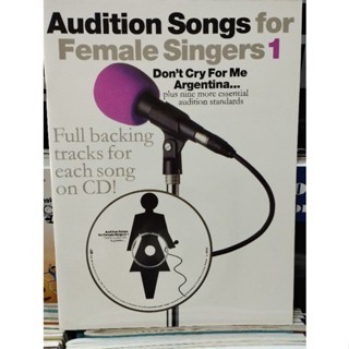 AUDITION SONGS FOR FEMALE SINGERS 1 W/CD (MSL)9780711946644