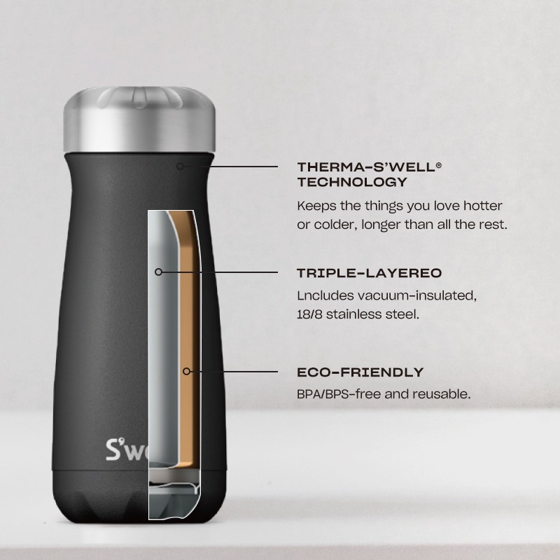 swell-18-8-stainless-steel-triple-layered-traveler-with-therma-s-well-technology-original-stone-collection-470ml-ขวดน้ำ