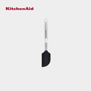 KitchenAid Stainless Steel Premium Scraping Spatula - Silver สปาตูล่า หวีปาดเค้กซิลิโคน