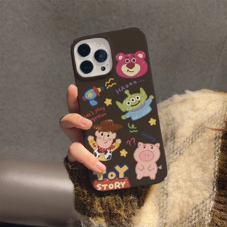 ฟิล์มแข็ง เคส iphone 14 pro Max 11 13 12 7Plus 8 X XS Max แฟชั่น Toy Story เคสกันกระแทก