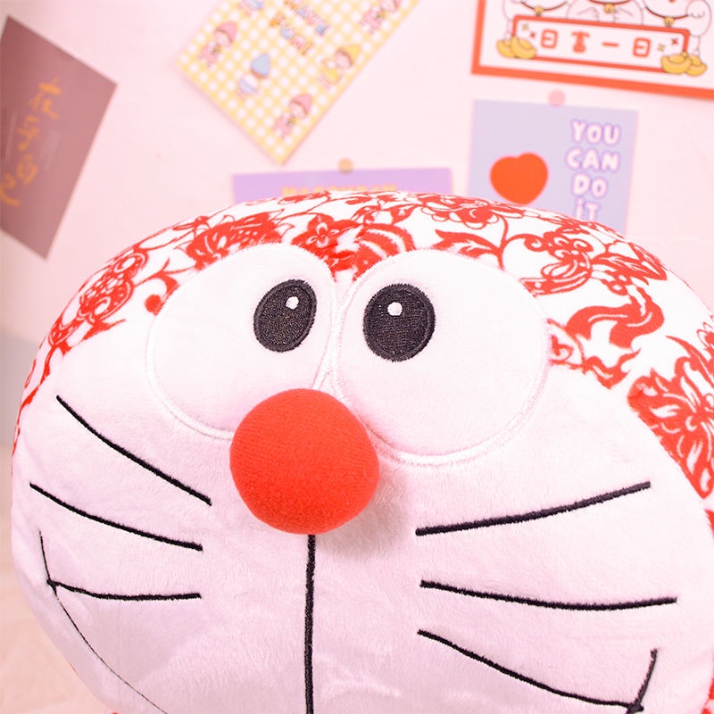 ตุ๊กตาโดราเอมอน-ตุ๊กตาแมวกริ๊ง-สไตล์จีน-ของขวัญวันวาเลนไทน์-ตุ๊กตาผ้า-โดราเอมอน-ของขวัญวันเกิด