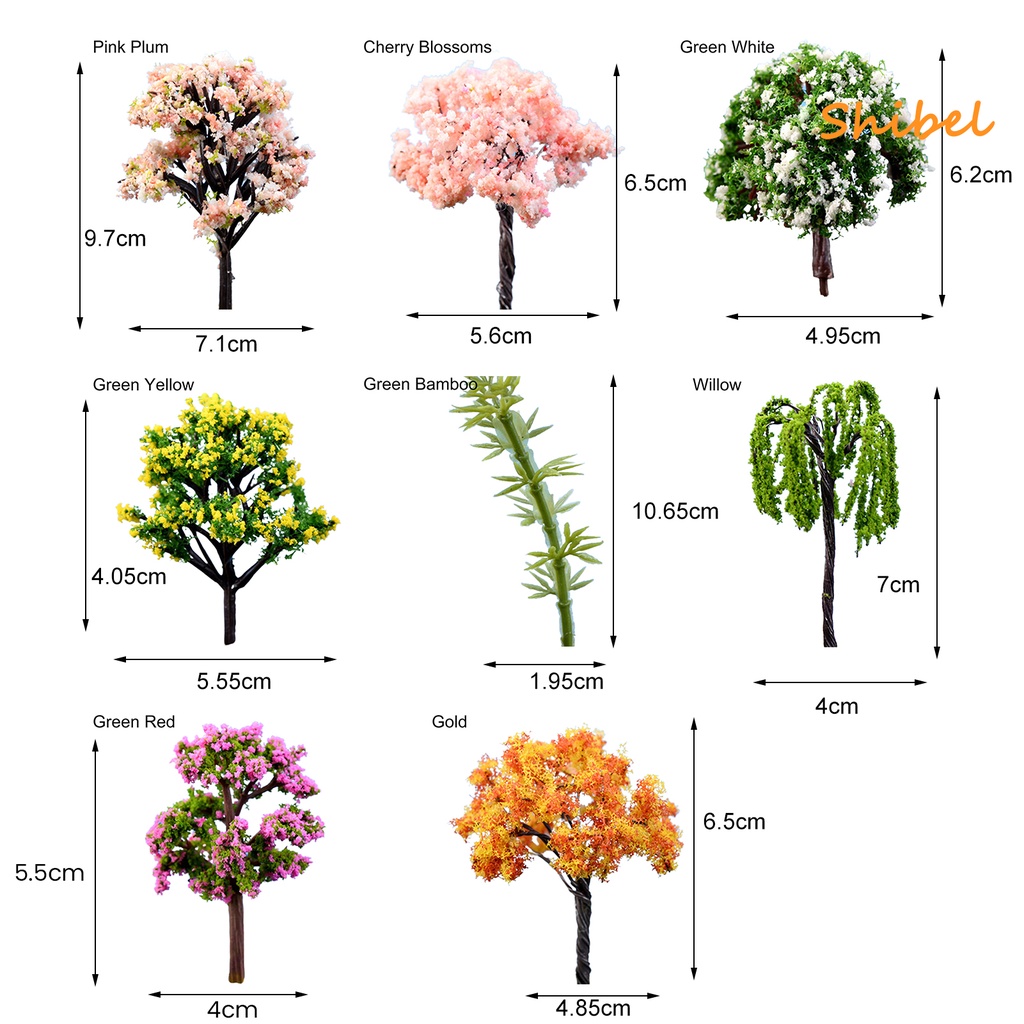 hot-plant-miniature-mini-shape-พลาสติกโลหะ-dollhouse-miniature-สำหรับ