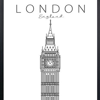 chic-republic-elizabeth-tower-45x60-ภาพติดฝาผนัง-สี-ดำ-หลากสี