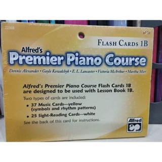 ALFRED : PREMIER PIANO COURSE FLASH CARDS 1B038081234731