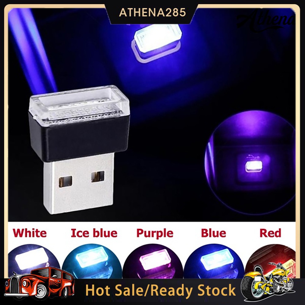 โคมไฟ-usb-led-สำหรับตกแต่งภายในรถยนต์