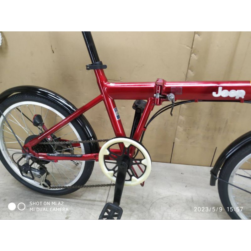 จักรยานญี่ปุ่นยี่ห้อ-jeep-สีแดงสวยๆ