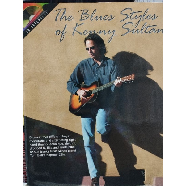 the-blues-styles-of-kenny-sultan-w-cd-hal-073999872958