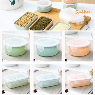 Lcb_ กล่องอาหารกลางวัน แบบใส ขนาดพกพา 280 380 มล.