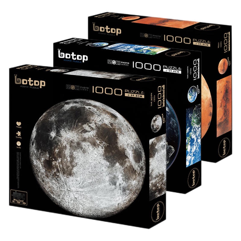 [สินค้าพรีออเดอร์] Botop Black Card jigsaw puzzle จิ๊กซอว์นำเข้า 1000 ...