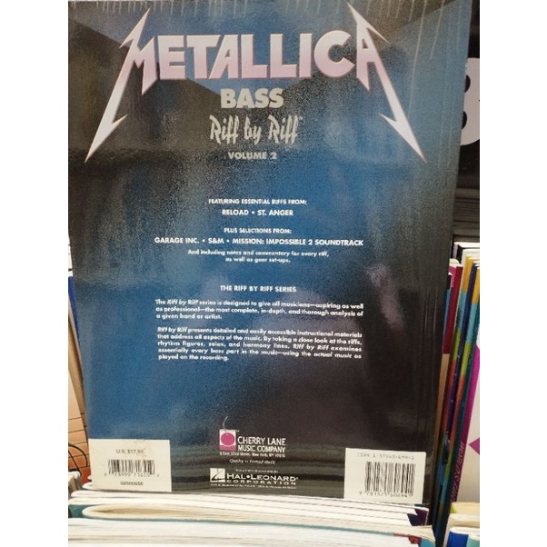 metallica-bass-riff-by-riff-vol-2-bass-instructions-hal-073999716559ตำนิปกลดพิเศษ