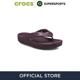 CROCS Classic Platform Flip รองเท้าแตะแบบหนีบผู้หญิง