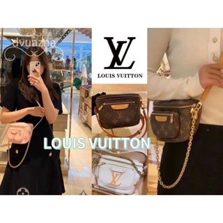 แบรนด์ใหม่ 100% ของแท้ LOUIS VUITTON / LV 23 ใหม่มินิ Bumbag ห่วงโซ่เอวกระเป๋าหน้าอก