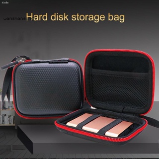 ★WA Protective Pouch Good Hardness Wear-resistant with Hand Strap 1.8inches External Hard Drive Storage Case for Samsung