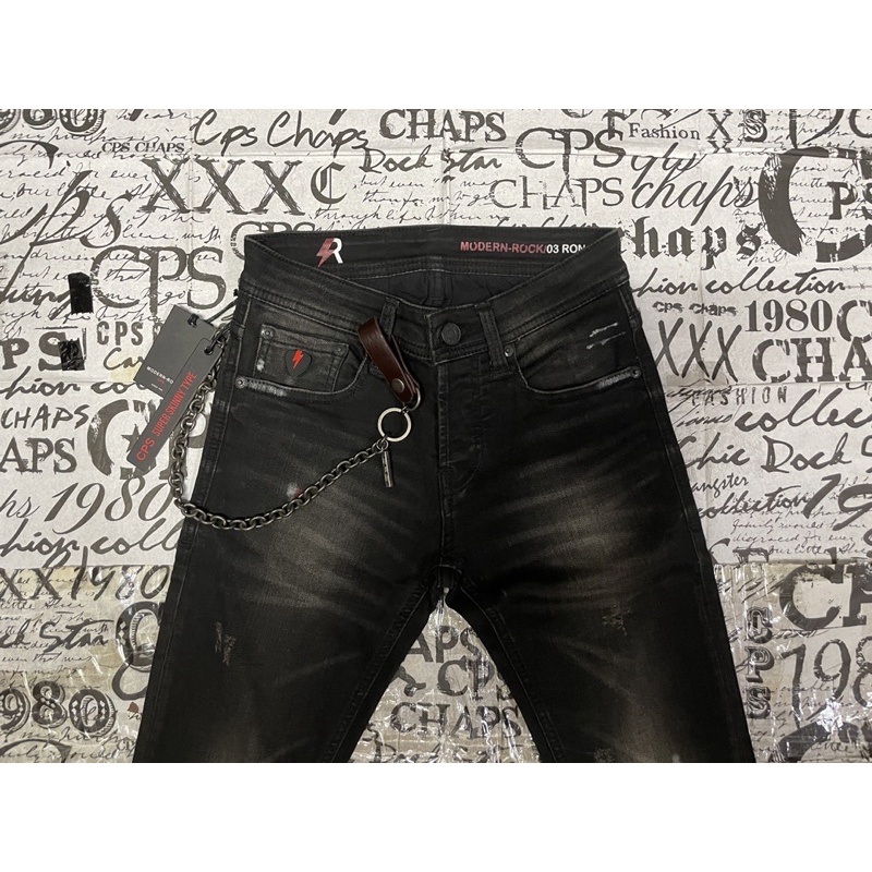 cps-chaps-jeans-modern-rock-ron-03-size-27-กางเกงยีนส์ผู้ชาย-เดฟชาย-ผ้ายืดมาก-ซีพีเอสแชปส์-สภาพใหม่มาก-พี่ตูน-bodyslam