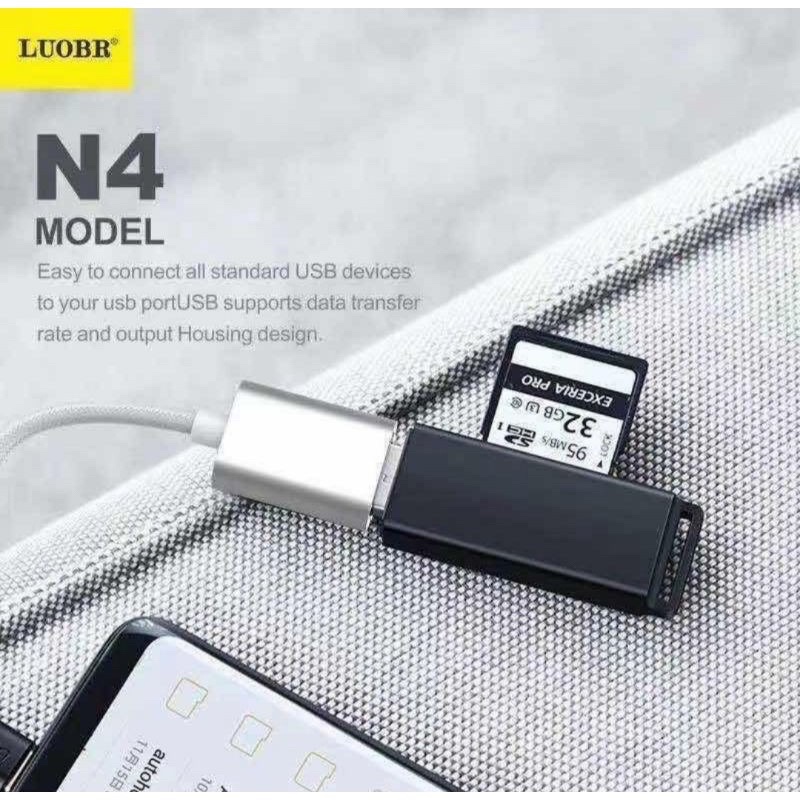 sale-luobr-n4-สาย-otg-ต่ออุปกรณ์-usb-ใช้-mouse-ใช้-keyboard-ใช้หูฟัง-usb-และ-flashdrive