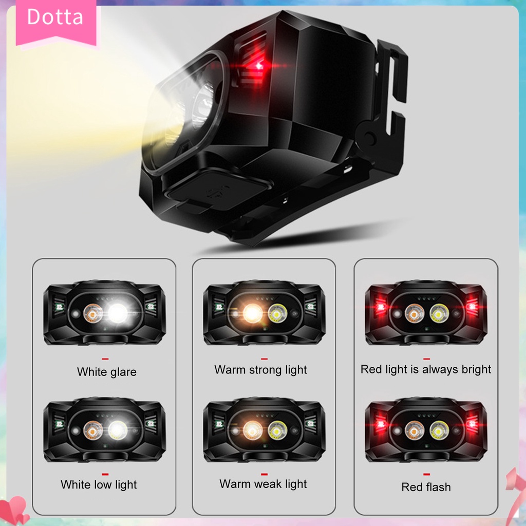 dottam-abs-ไฟฉายเซนเซอร์ตรวจจับแบตเตอรี่ความจุขนาดใหญ่สําหรับวิ่ง