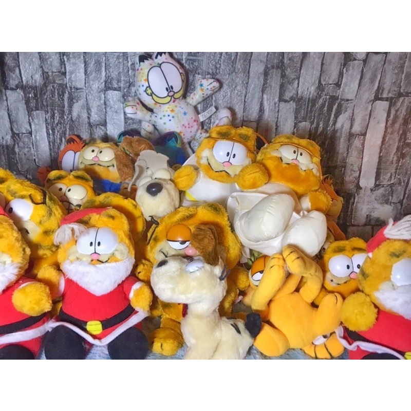 ตุ๊กตาแมวกาฟิว-garfield-cat-แมวสีส้ม-แมวส้ม-การ์ฟีลด์แมวส้มมือสอง-ตุ๊กตาลิขสิทธิ์แท้-ตุ๊กผ้า