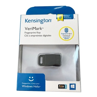 Kensington K67977WW VeriMark USB Fingerprint Key Reader - FIDO U2F, for Windows