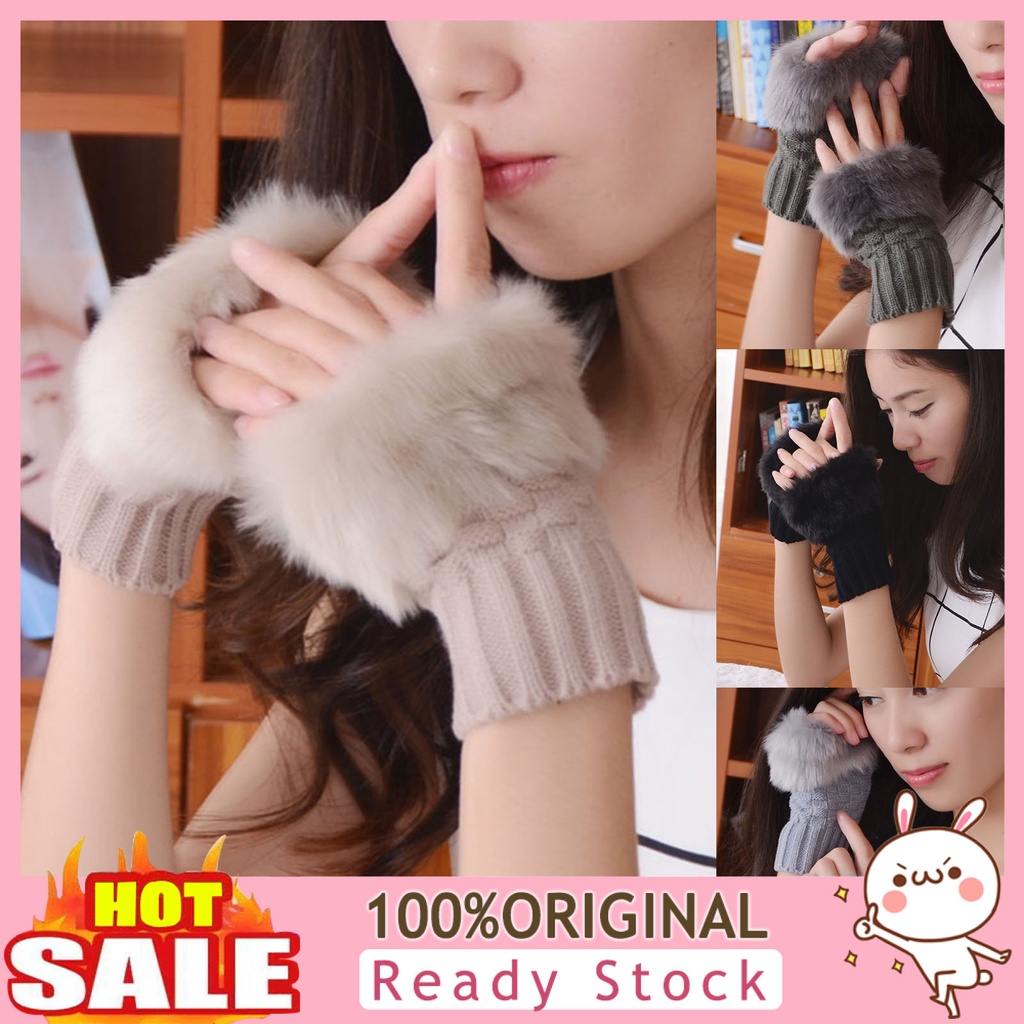 b-398-1-pair-women-gloves-color-fuzzy-plush-warm-winter-mittens-for-daily-wear
