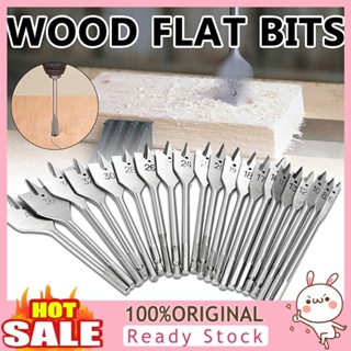 [B_398] 6-40mm Flat Wood Drill Carbon Steel Spade Shank Cutter Carpenter Tool