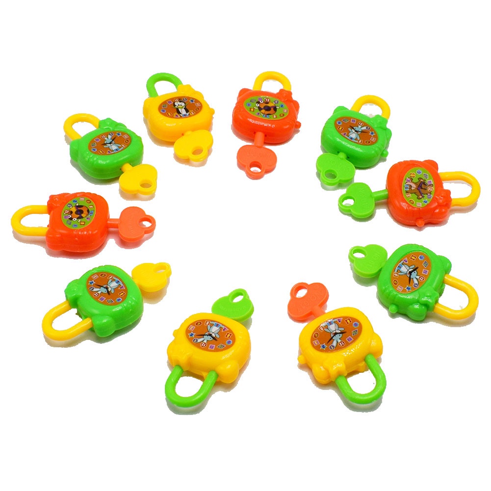 b-398-5pcs-set-mini-colorful-plastic-with-key-children-toys-gift