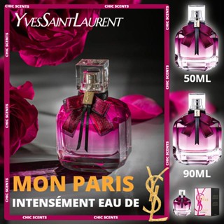 แท้ YSL YVES SAINT LAURENT MON PARIS EAU DE PARFUM EDP น้ำหอมผู้หญิง YSL Perfume