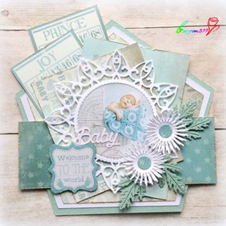 【AG】Cute Flower Leaf Metal Cutting Dies DIY Scrapbook Emboss Card Stencil Mold