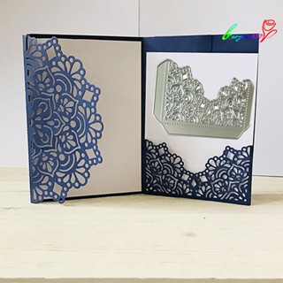 【AG】Lace Flower Carbon Steel Cutting Die Greeting Card DIY Paper Mold Stencil