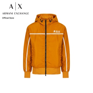AX Armani Exchange เสื้อแจ็คเก็ตผู้ชาย รุ่น AX 6LZB03 ZNUSZ1767 -  สีส้ม