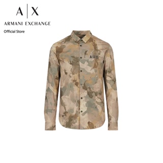 AX Armani Exchange เสื้อเชิ้ตผู้ชาย รุ่น AX 6LZC68 ZNRYZ2812 -  สีมัลติคัลเลอร์