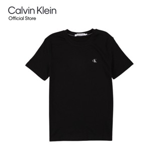 Calvin Klein เสื้อยืดผู้หญิง ทรง Slim สีดำ รุ่น J220089 BEH