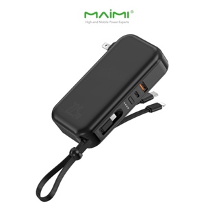 พร้อมส่ง🇹🇭Powerbank 10000mAh ยี่ห้อ MAIMI RPP-20 PRO มีสายในตัว พาวเวอร์แบงค์ชาร์จเร็ว Fast Charge PD20W QC3.0 22.5W