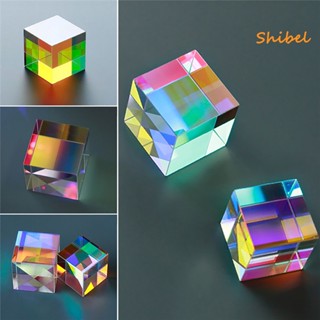 HOT_ หกด้านขนาดกะทัดรัด Cube Prism X-Cube Prism เครื่องมือการสอนฟิสิกส์ Office Decor