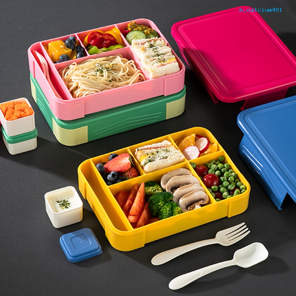 calciwj-1330ml-lunch-box-microwaveable-leak-proof-grid-design-high-capacity-divided-storing-fruit-good