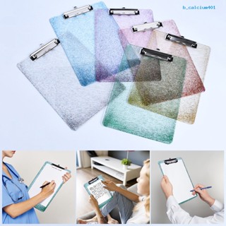 Calciwj Menu Holder Thickened Strong Grip Rectangle A4 File Folder Hanging Board Paper Clipboard