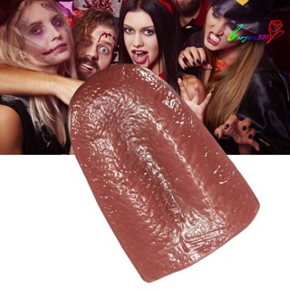 【AG】Silicone Fake Tongue Cosplay Accessories Collectibles Portable Prank Toys Tongue for Show