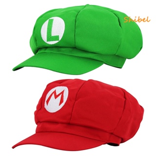 HOT_ Unisex Super Bros Luigi หมวกคอสเพลย์บทบาทเล่น Props Sun