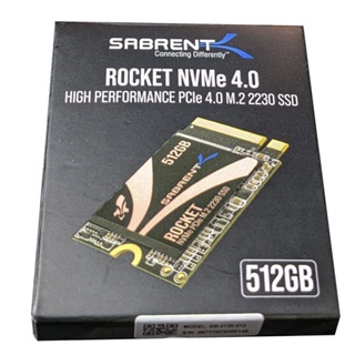 Sabrent 512GB Rocket 2230 NVMe PCIe 4.0 M.2 2230 Internal SSD, SB-2130-512